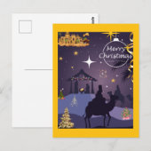 Merry Christmas. Postkarte (Vorne/Hinten)