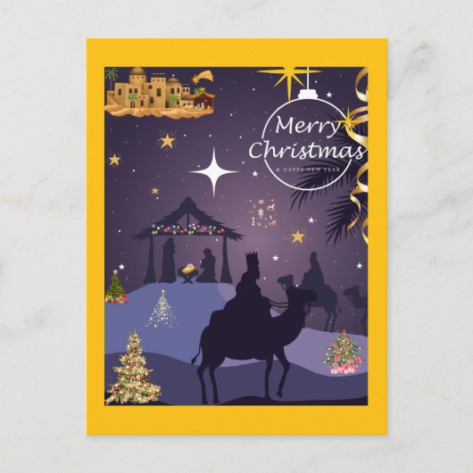Merry Christmas. Postkarte (Vorderseite)