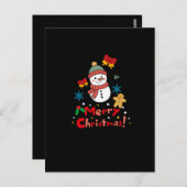 Merry Christmas! Postkarte (Vorne/Hinten)