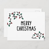 merry christmas postkarte (Vorne/Hinten)