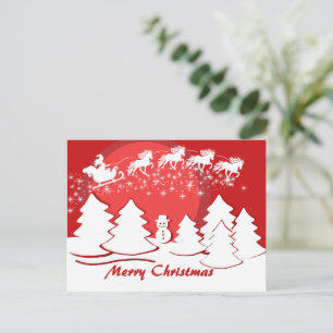Merry Christmas Postkarte