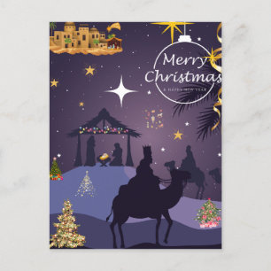 Merry Christmas Postkarte