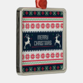 Merry Christmas Premiun Square Ornament (Rechts)