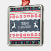 Merry Christmas Premiun Square Ornament (Links)