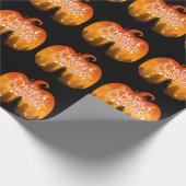 MERRY CHRISTMAS PUMPKIN FERIENsaison Geschenkpapier (Ecke)