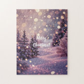 Merry Christmas Puzzle -Customizable Text (Vertikal)