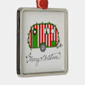 "MERRY CHRISTMAS R.V. STYLE" CHRISTMAS ORNANAS ORNAMENT AUS METALL (Rechts)