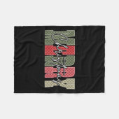 Merry Christmas Red Green Plaid Checkered Xmas Gir Fleecedecke (Vorderseite (Horizontal))