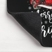 Merry Christmas Red Truck Family Matching Christma Mousepad (Ecke)