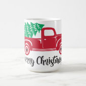 Merry Christmas Red Truck Mug | Festive Holiday Co Kaffeetasse (Mittel)