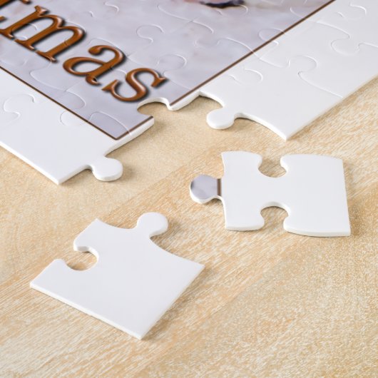 Merry Christmas Reindeer Cavalier King Charles Puzzle (Seite)