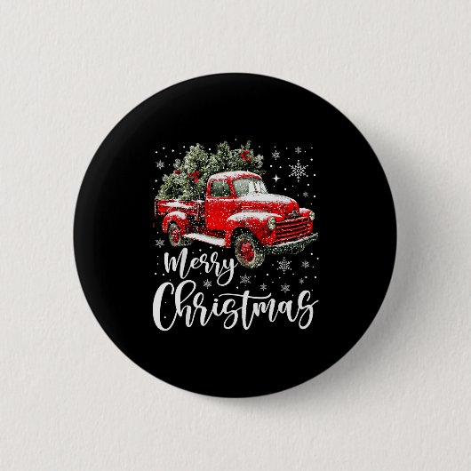 Merry Christmas Reindeer Elf Santa Cruise Ships Xm Button (Vorderseite)