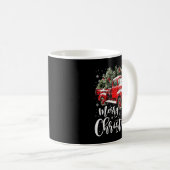 Merry Christmas Reindeer Elf Santa Cruise Ships Xm Kaffeetasse (VorderseiteRechts)