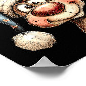 Merry Christmas Reindeer Men Women Family Matching Poster (Ecke)