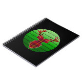 MERRY CHRISTMAS REINDEER NOTIZBLOCK (Linke Seite)