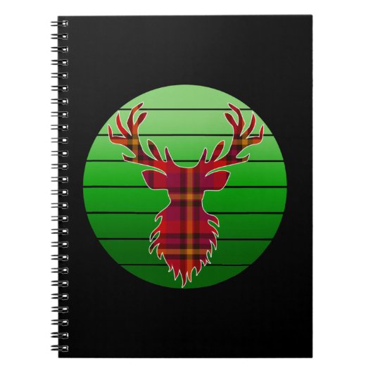 MERRY CHRISTMAS REINDEER NOTIZBLOCK (Vorderseite)