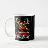 Merry Christmas Reindeer Plaid Pajamas Xmas Shirts Kaffeetasse (Links)