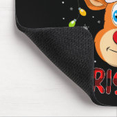 Merry Christmas Reindeer Xmas Family Men Women Kid Mousepad (Ecke)