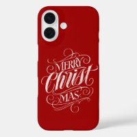 Merry CHRISTmas Religious Chalkboard Calligrafy