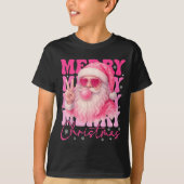 Merry Christmas Retro Nk Santa Bubblegum Xmas Holi T-Shirt (Vorderseite)