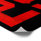 Merry Christmas Retro Xmas December Holiday Men Wo Poster (Ecke)