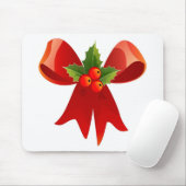 "MERRY CHRISTMAS" RIBBON BOW MOUSEPAD (Mit Mouse)