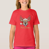 Merry Christmas Rudolf T-Shirt (Vorderseite)