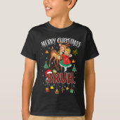 Merry Christmas Rudolph The Red Nose Reindeer Bruh T-Shirt (Vorderseite)