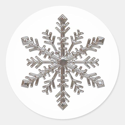 MERRY CHRISTMAS RUNDER AUFKLEBER (Vorderseite)