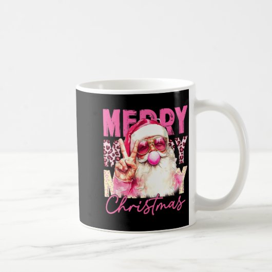 Merry Christmas Santa Bubble Gum Nk Xmas Family Me Kaffeetasse (Rechts)