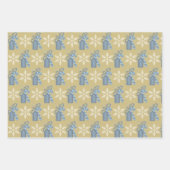 Merry Christmas Santa Candy Cane Reindeer Geschenkpapier Set (Vorderseite 3)