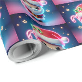 Merry Christmas Santa Candy Geschenkpapier (Rolleneckpunkt)