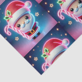 Merry Christmas Santa Candy Seidenpapier (Detail)