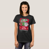 Merry Christmas Santa Claus And Reindeer With Tru T-Shirt (Vorne ganz)