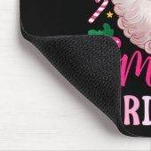 Merry Christmas Santa Claus Black Afro African Ame Mousepad (Ecke)