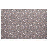 Merry Christmas Santa Claus Fox Pattern Stoff (Fat Quarter (45,7 x 55,9 cm))
