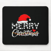 Merry Christmas Santa Claus Funny Family  Mousepad (Vorne)