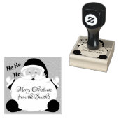 Merry Christmas Santa Claus HO HO HO HO Gummistempel (Stempel)