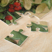 Merry Christmas Santa Claus Holly Puzzle (Seite)