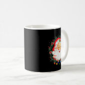 Merry Christmas Santa Claus Nk Afro African Americ Kaffeetasse (VorderseiteRechts)