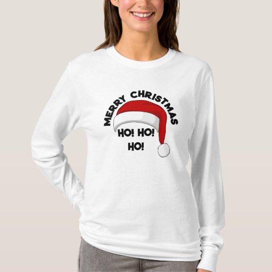 Merry Christmas Santa Claus T-Shirt (Vorderseite)