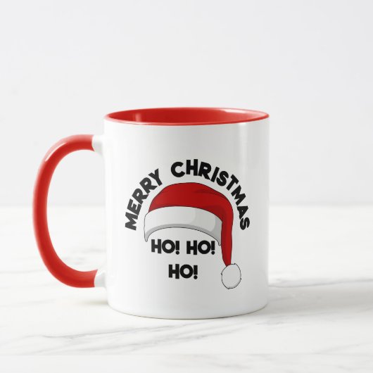 Merry Christmas Santa Claus Tasse (Links)