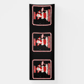 Merry Christmas Santa Collection 4x12 Vinyl Banner (Vertikal)