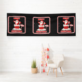 Merry Christmas Santa Collection 4x12 Vinyl Banner (Insitu)