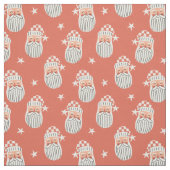 Merry Christmas - Santa Face nursery winter Star  Stoff (Muster)