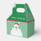 Merry Christmas Santa Gable Favor Box Geschenkschachtel (Vorderseite)