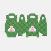 Merry Christmas Santa Gable Favor Box Geschenkschachtel (Ungefaltet)