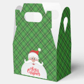 Merry Christmas Santa Gable Favor Box Geschenkschachtel (Geöffnet)
