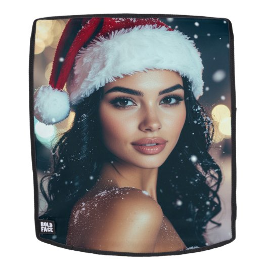 Merry Christmas - Santa Girl Rucksack (Abnehmbare Front)