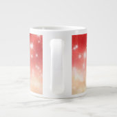 Merry Christmas Santa Hat Mug Jumbo-Tasse (Rückseite)
